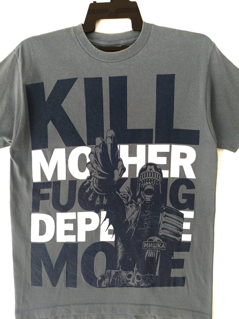 Hot Sale! Mishka tshirt MNWKA nyc tshirt top brand fashion designer Streetswear Size Medium celebrity fashion
