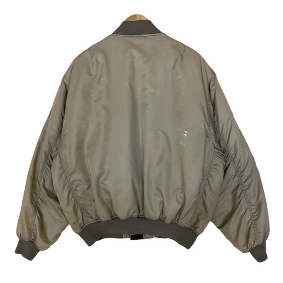 Rare !! Hot Sale !! Vintage bomber jacket militar… - image 2