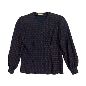 Vintage Burberrys Bluse gepunktet