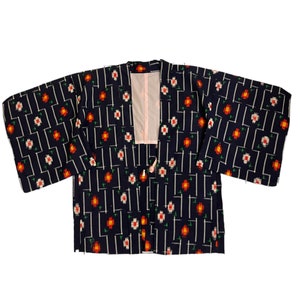 Japanse traditionele kimono vintage Hanten jas vintage handgemaakte jas