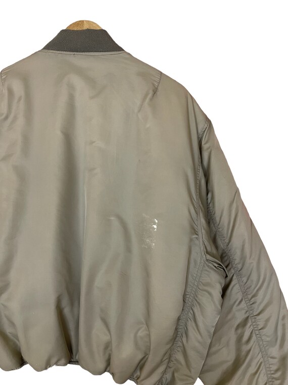 Rare !! Hot Sale !! Vintage bomber jacket militar… - image 10