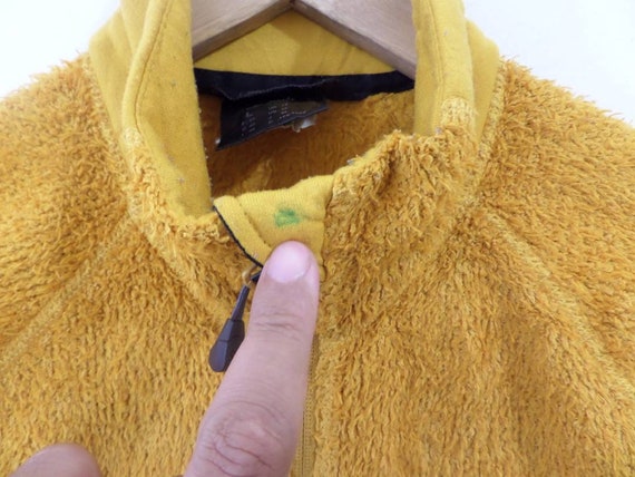 Mustard fleece jacket hot sale