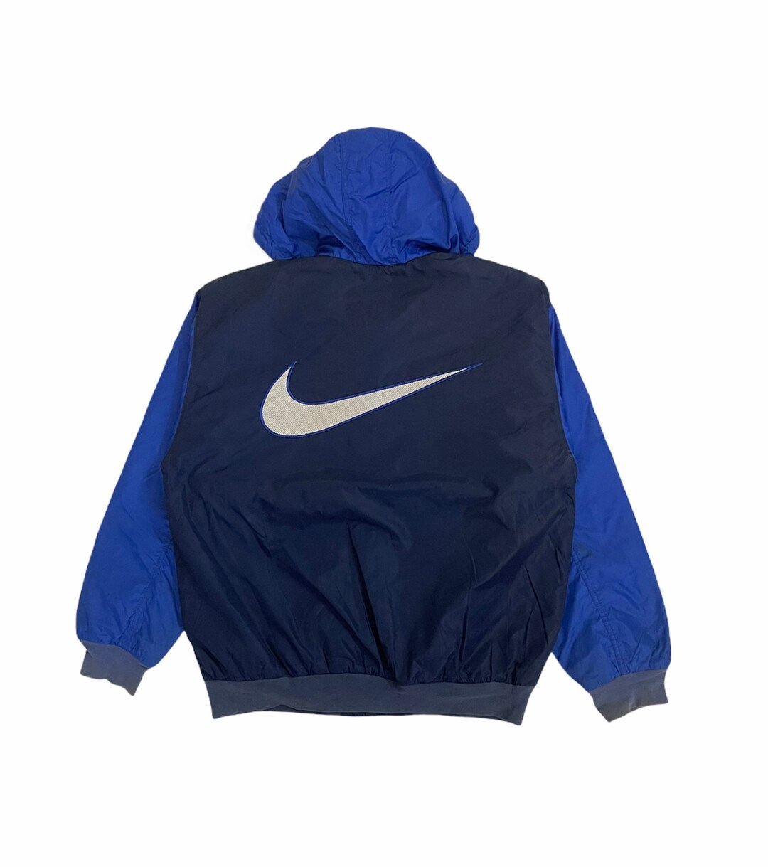 Vintage 90's Nike Mini Swoosh Full Zip Windbreaker Nylon