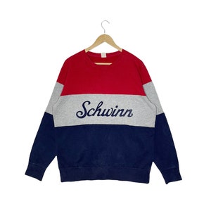 hot sale schwinn sweatshirt spellout logo activewear streetwear