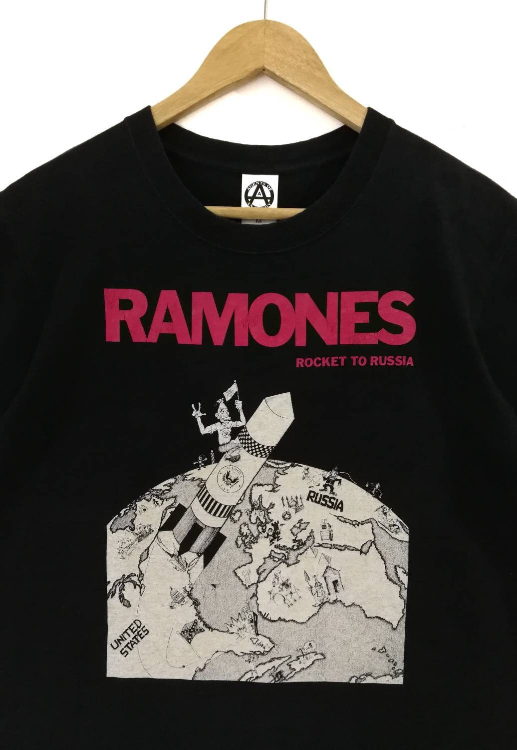 Discover Hot Sale!! vintage Ramones band tshirt rocket to Russia size medium good Condition Activewear