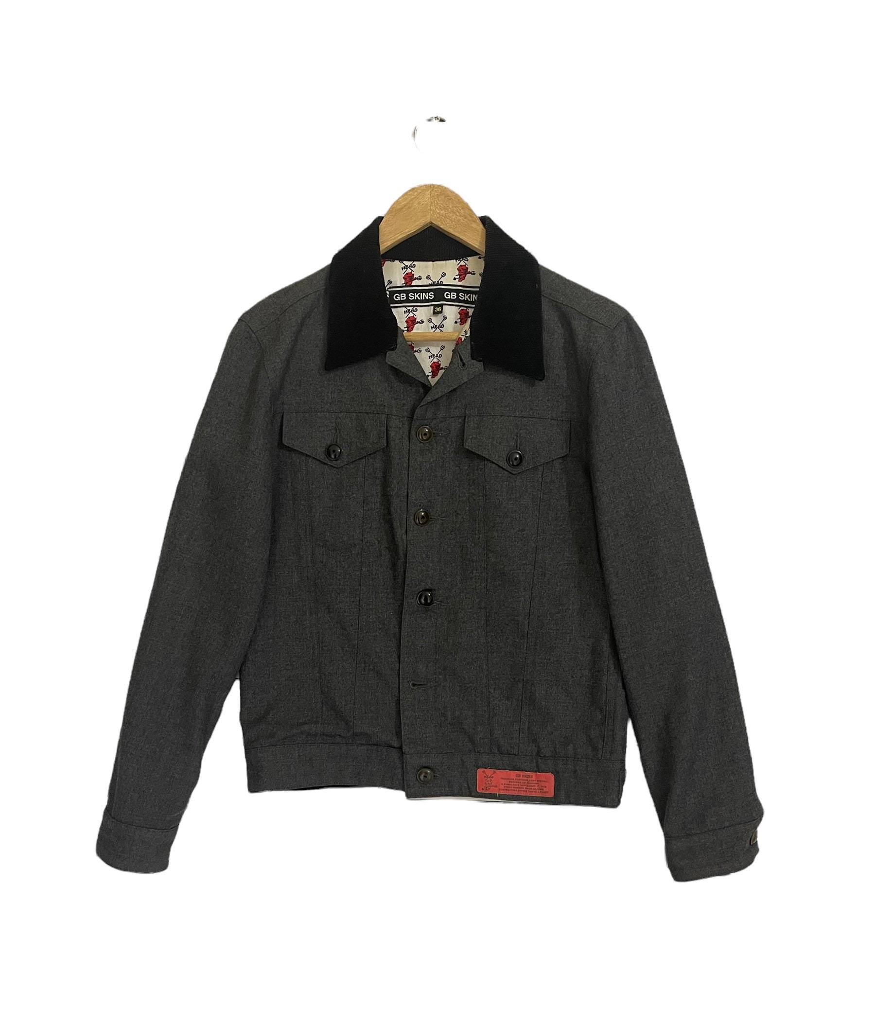 レビュー高評価の商品!の商品をすべて GB Vintage Sale Hot Skins Brand Japanese Head Red Jacket ジャケット・アウター