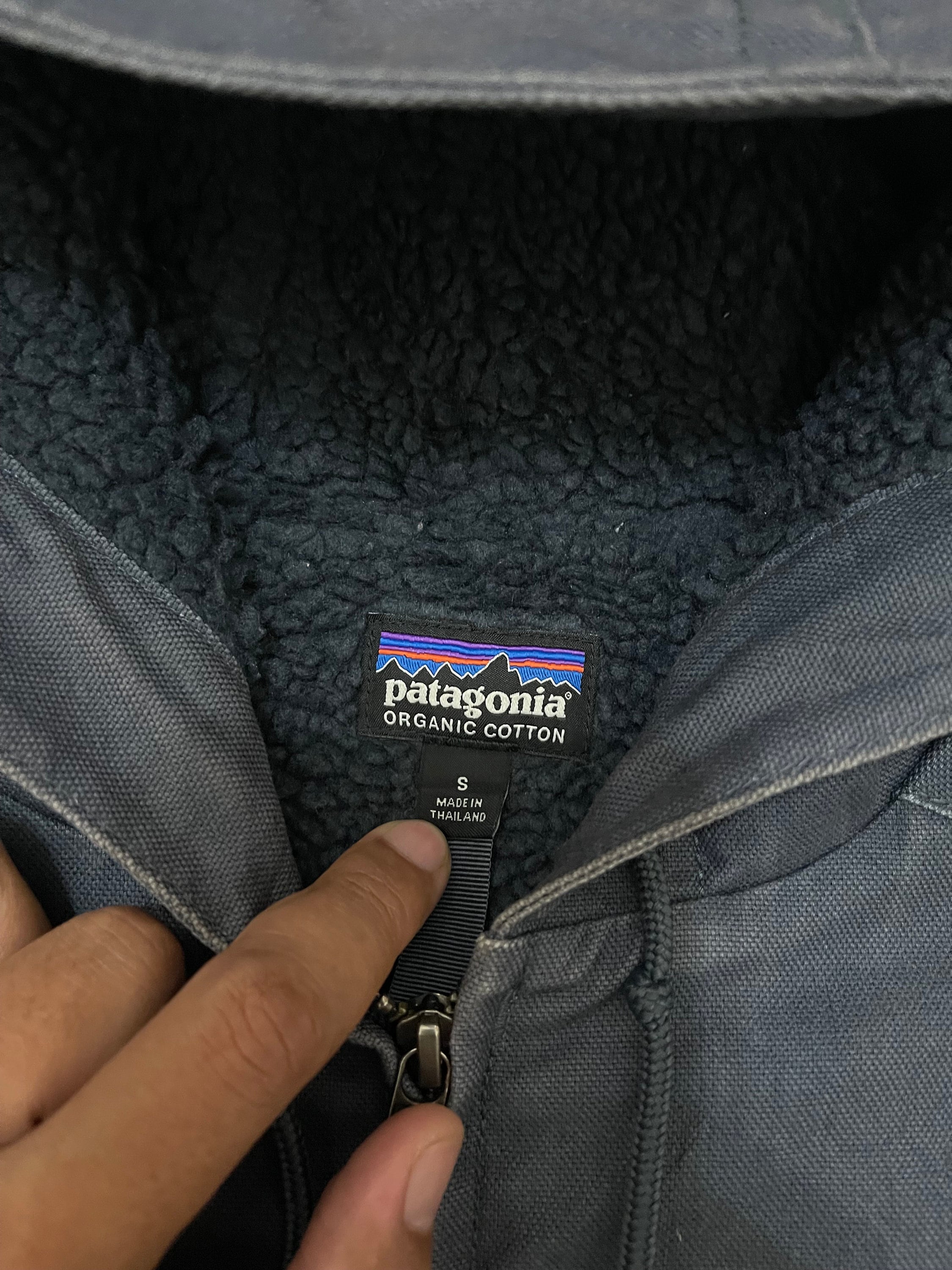 Rare !! Vintage Patagonia Denim Hoodie Jacket Vintage Rare !! Vintage Patagonia Denim Hoodie Jacket Vintage