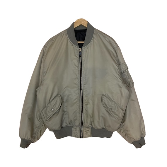 Rare !! Hot Sale !! Vintage bomber jacket militar… - image 1