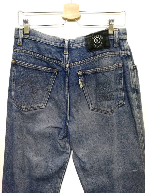 Rare!! Hot Sale!! Vintage 90s iceberg jeans denim… - image 5