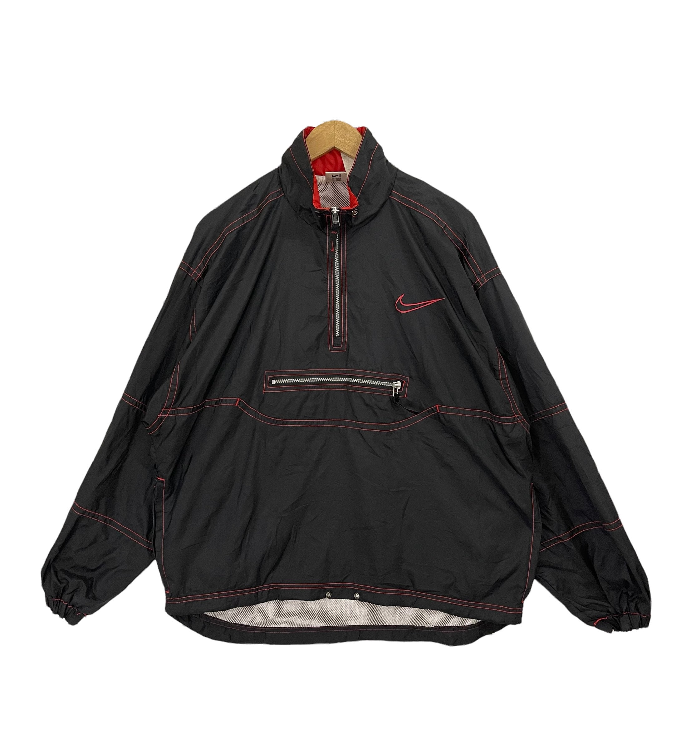 Hot Sale Vintage 90s Nike Jacket Pullover Nike Big Swoosh - Etsy