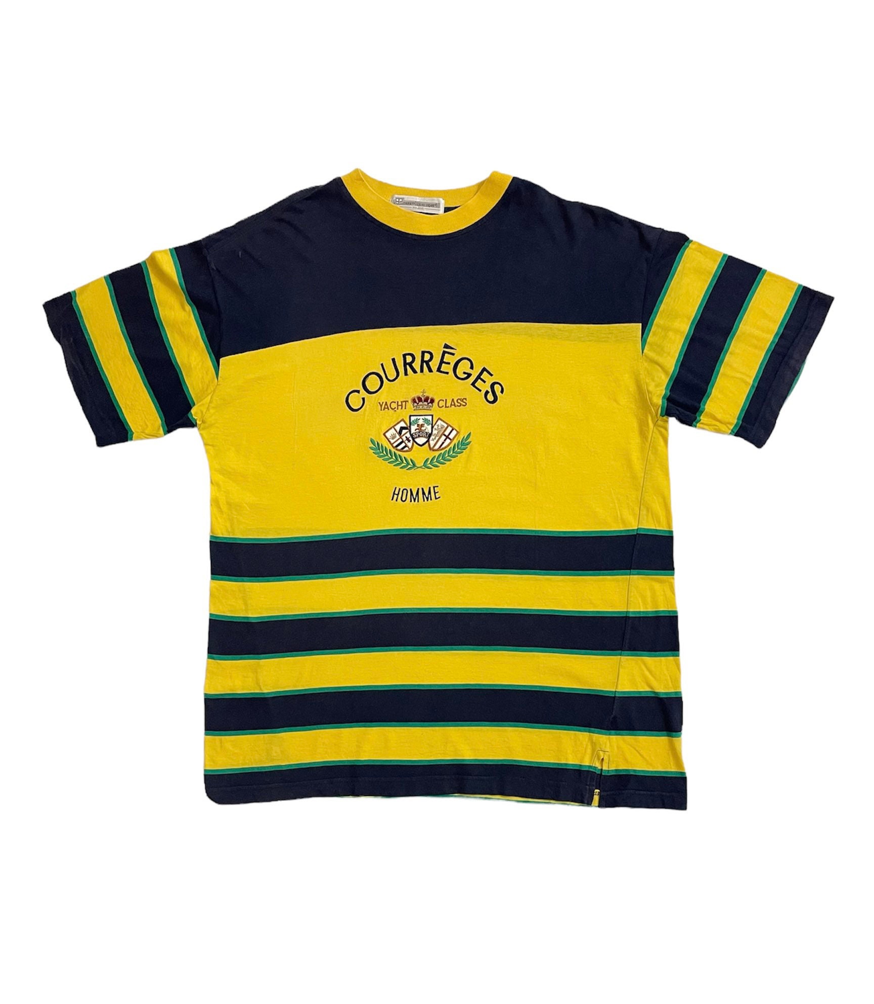 Hot Sale Vintage Courreges Sport Paris Tshirt Embroidered - Etsy