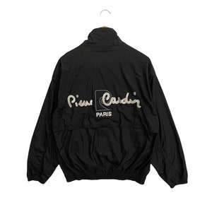 Hot Sale Vintage Pierre Cardin Paris Jacket big logo embroidered logo italian designer activewear streetwear