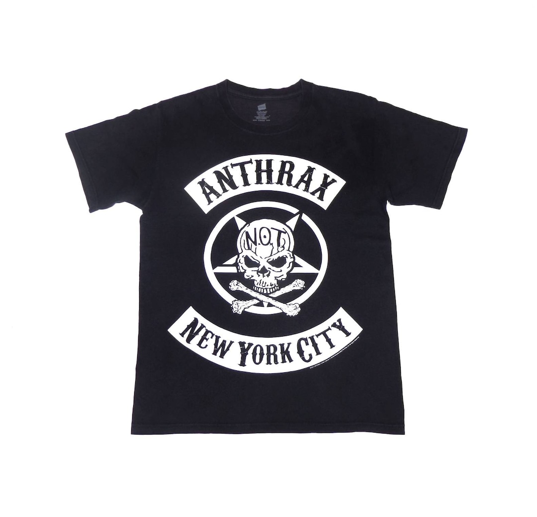 Hot Sale Rare Anthrax Band Tshirt Anthrax New York City Bandtees Size