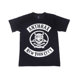 Hot Sale Rare Anthrax band tshirt anthrax new york city bandtees size small