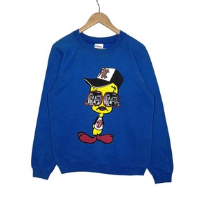 hot sale!! Rare!! Vintage 90s tweety animated cartoon Sweatshirt big logo size large Activewear Streetswear