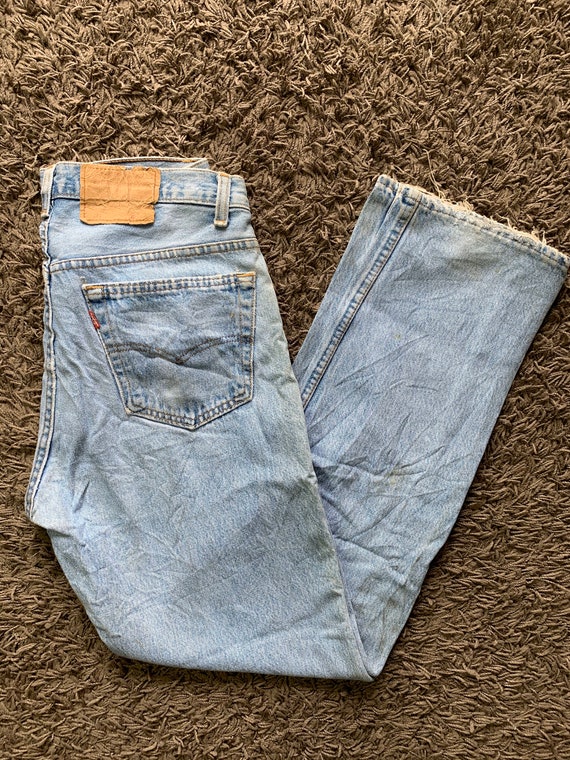 distressed 501 jeans