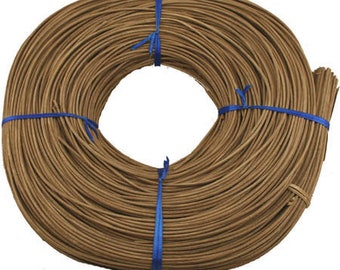2.25mm #3 smoked round reed – 1 pound- Approximately 750 ft.