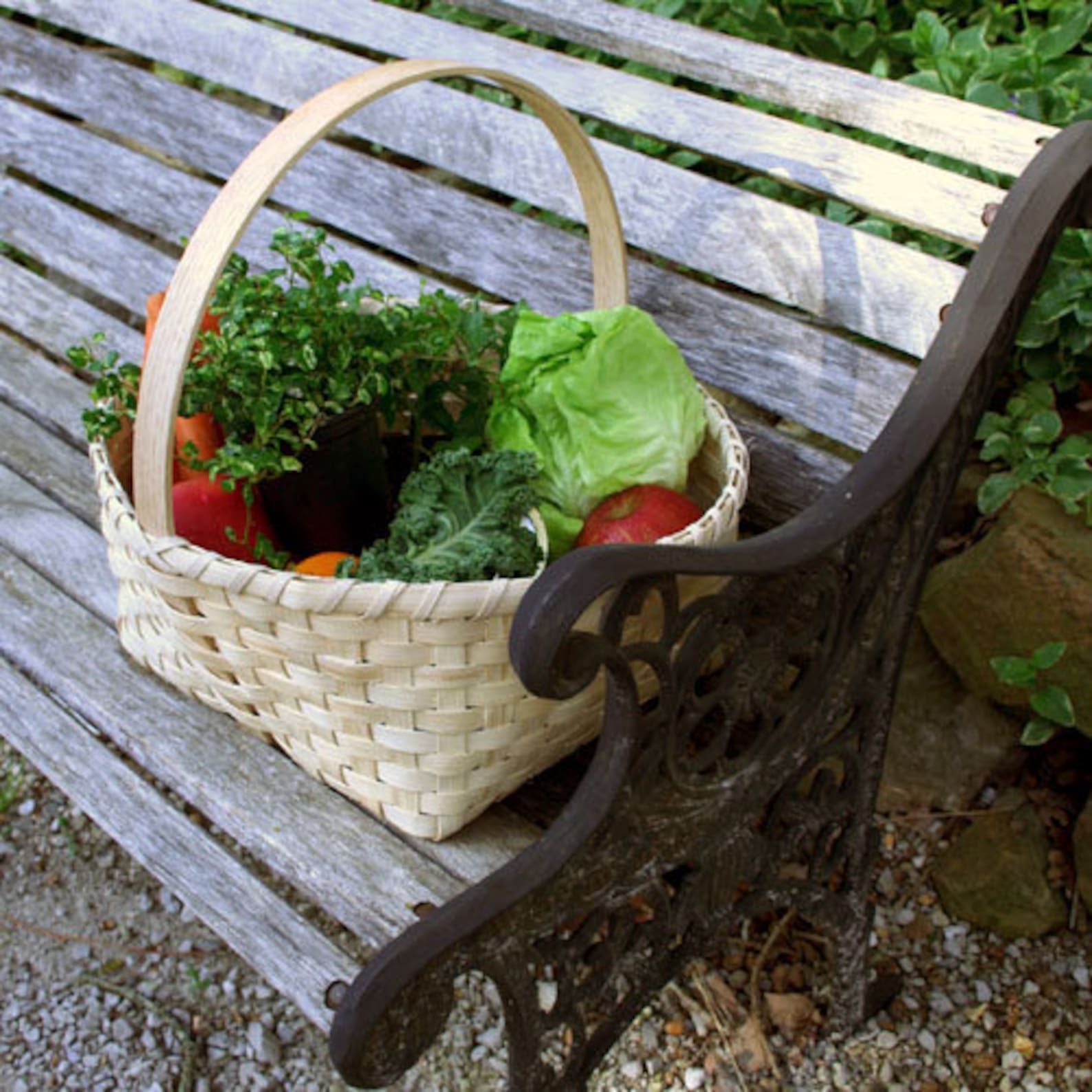 Farmers Market Basket Kit Etsy