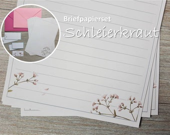 Briefpapierset "Schleierkraut"