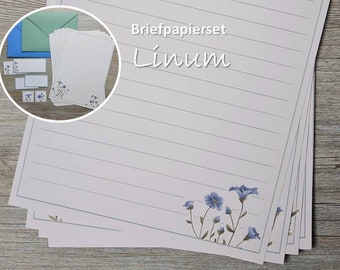 Briefpapierset "Linum"