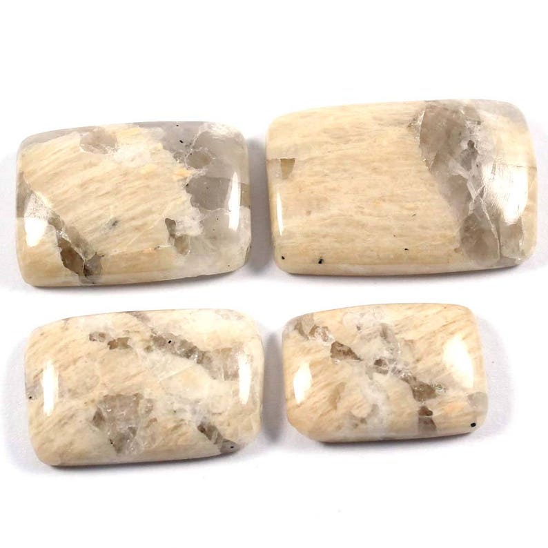 Natural Graphic Feldspar Nice Designer Gemstone Cabochon Baguette Shape Loose Gemstone For Jewelry Making,71 Cts 4 Pcs Wholesale Lot,DF-27