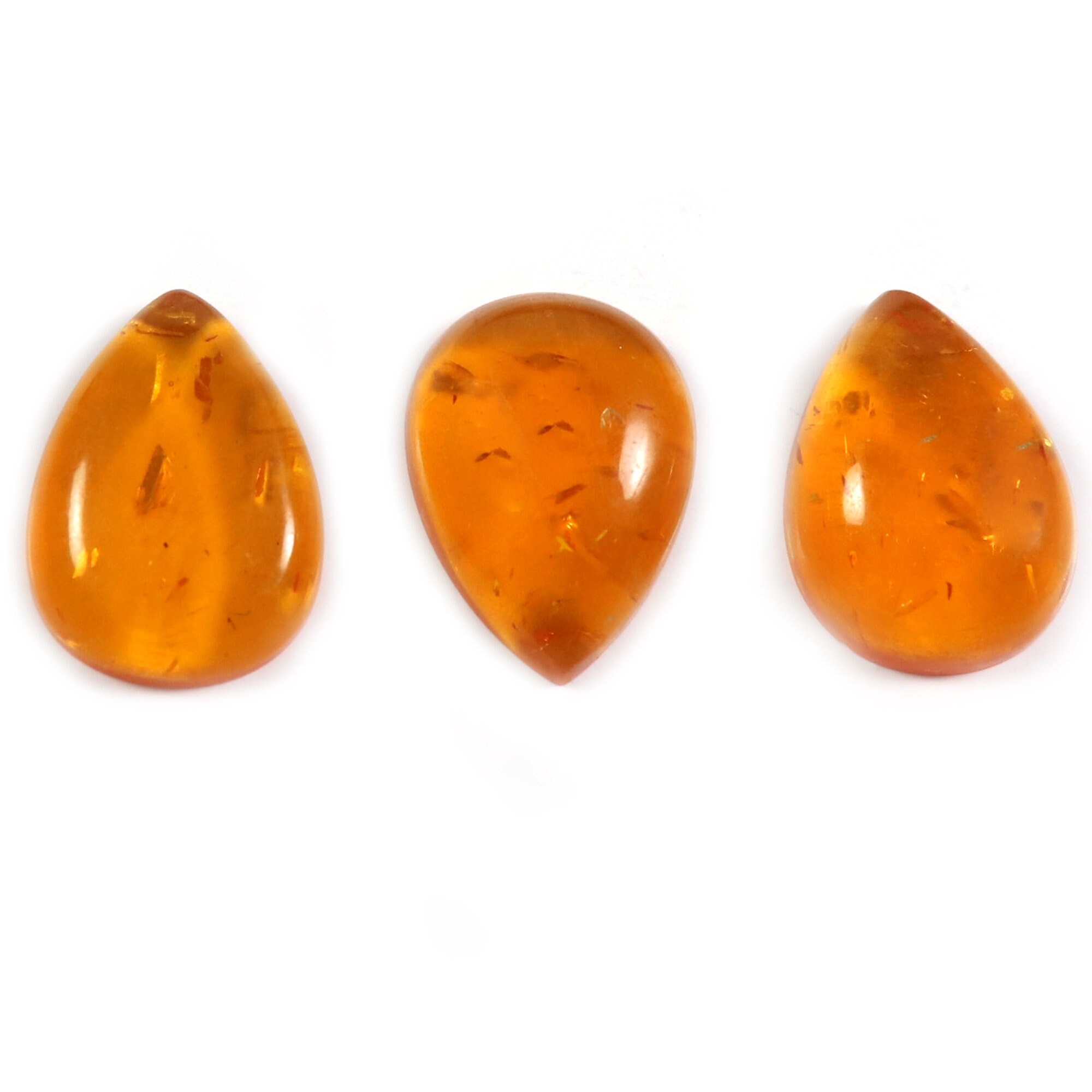 Amber LabCreated Super Quality Gemstone Wholesale Lot Pear Etsy