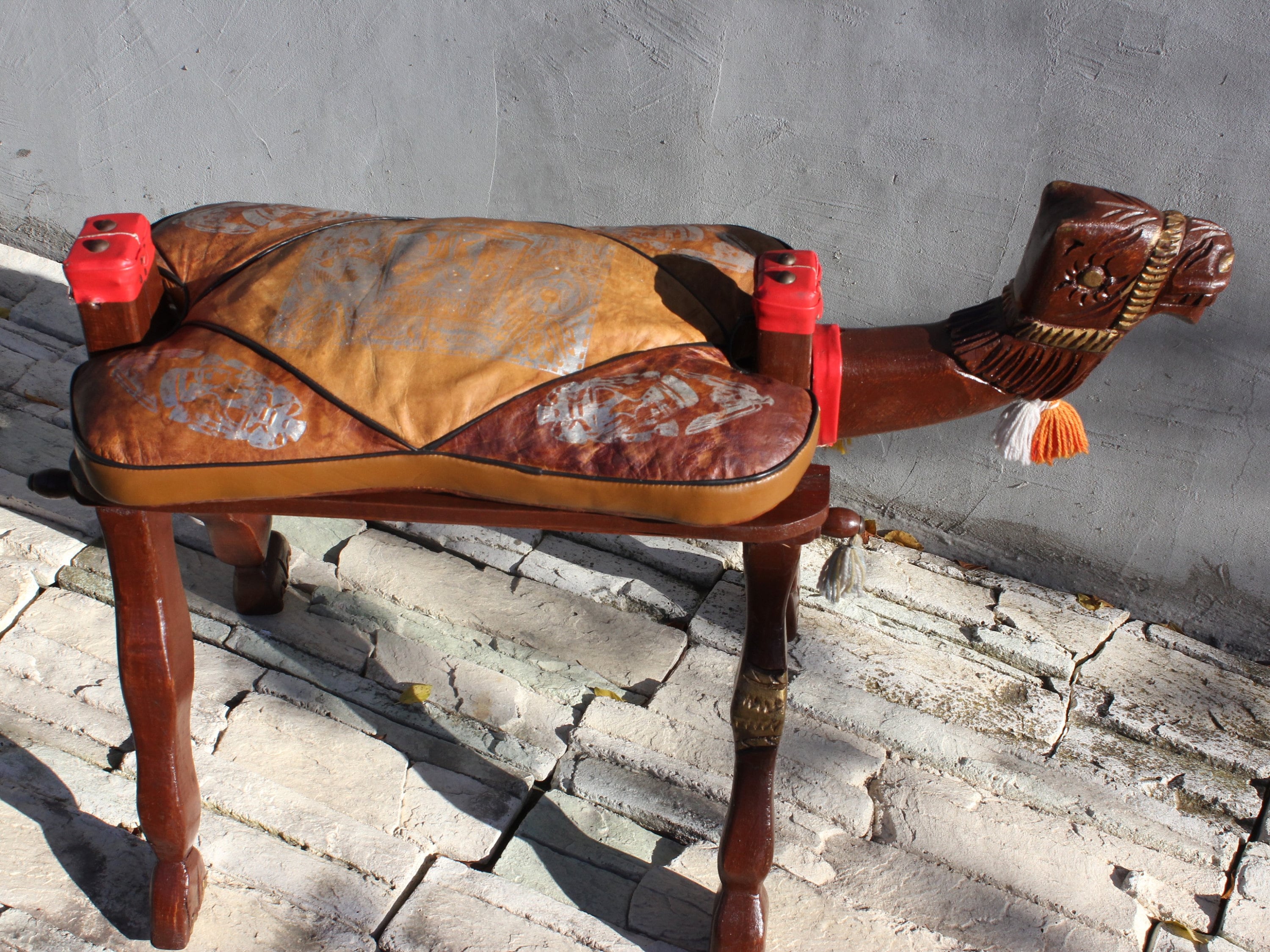 Camel sale saddle ottoman