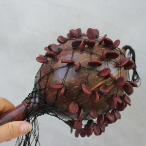 Vintage Mexico Handmade Maracas  Native Maracas Musical Instrument Percussion musical instrument