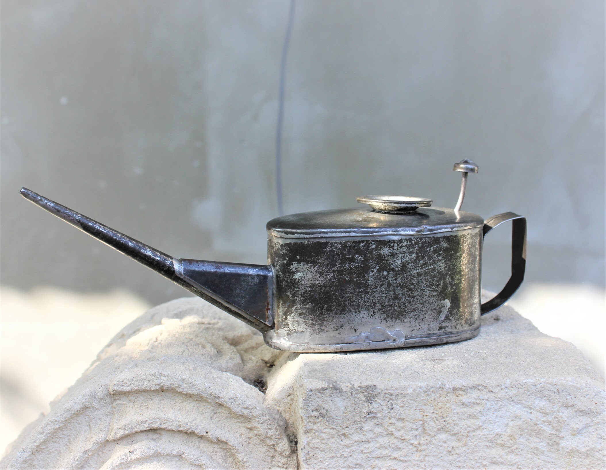 Vintage metal oiler Mechanic Oil can oil Machine oil dispenser Etsy