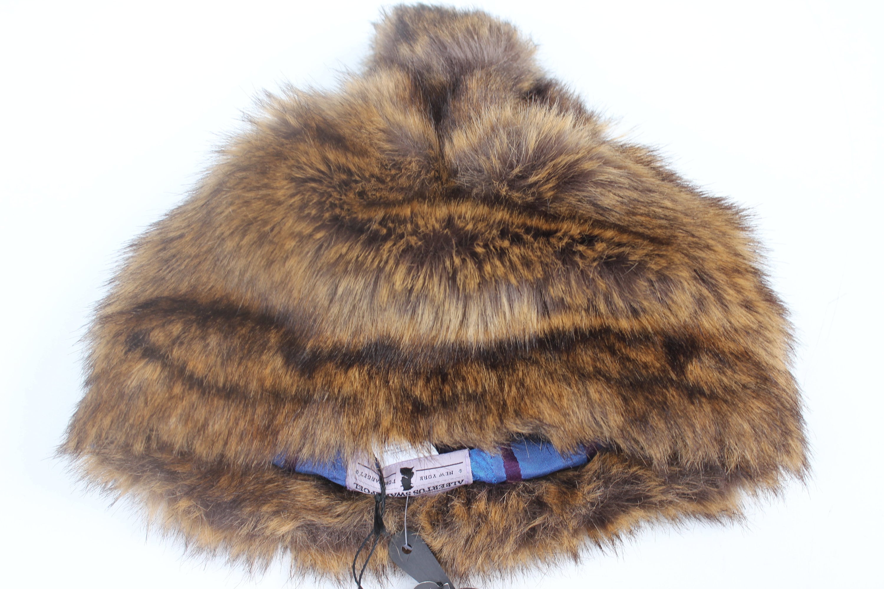 1960s Faux Fur Bubble Hat: Albertus Swanepoel Designer Toque  display picture 1