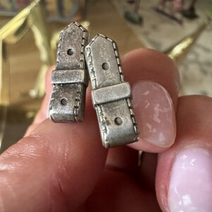 Hermes Silver 925 Cufflinks, Luxury French Cuff Links Vintage Men Accessory, Gift for Groom, Father of the Bride or for Husband