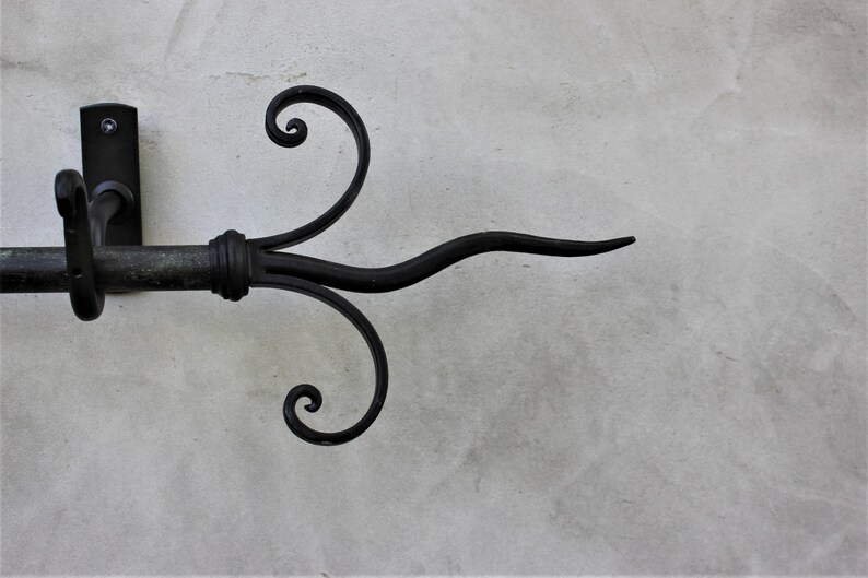 Curtain Rod Finial Window Rail Ends Hand Rod Pole Etsy