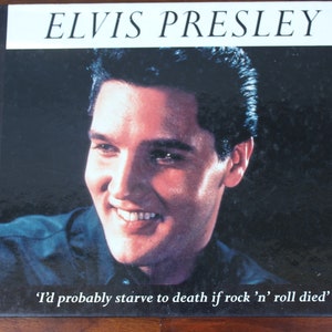 Vintage Elvis Presley Book Photos and Quotes for Collectors Elvis Fans gift Love Elvis