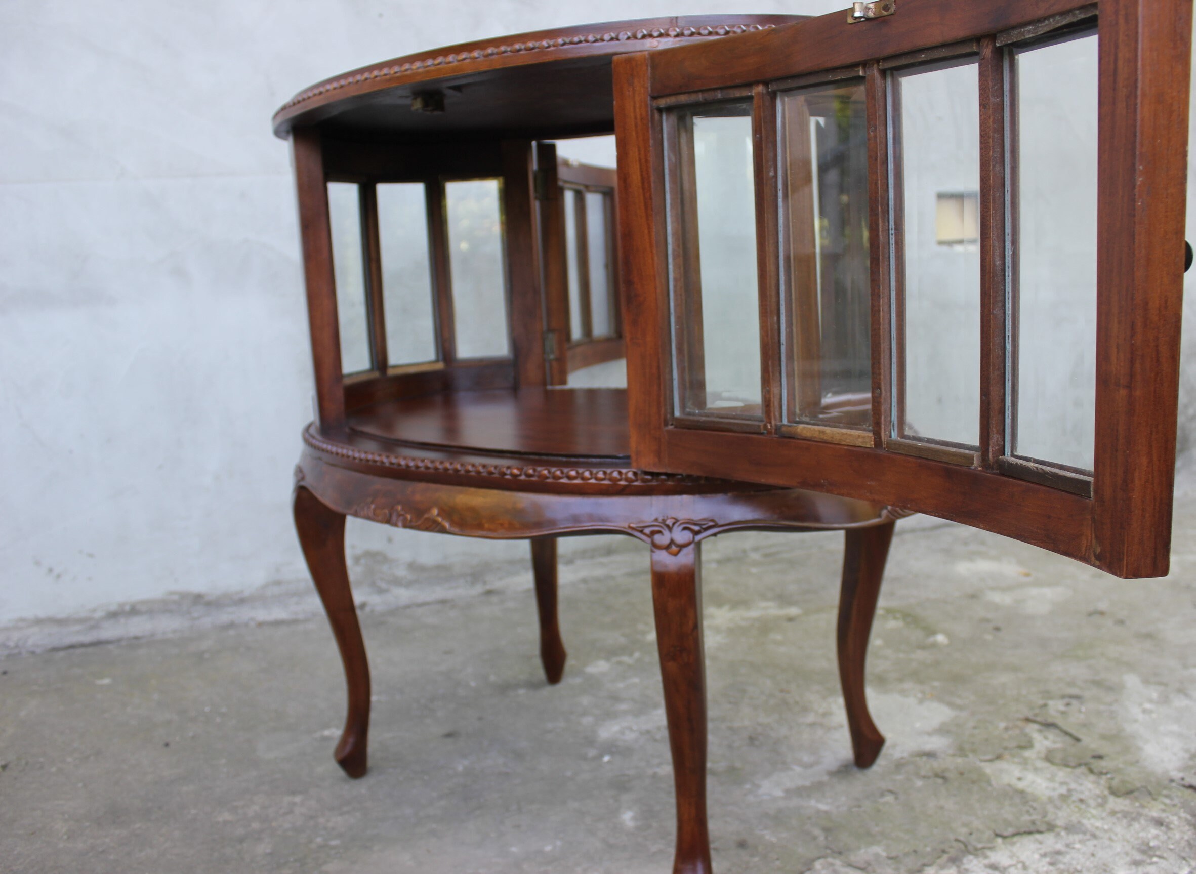 vintage Victorian Storage Drinks Showcase Antique Style ...