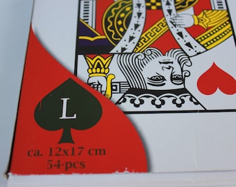 Playing cards L, 52 Large Cards Game 12/17 cm, Full Deck