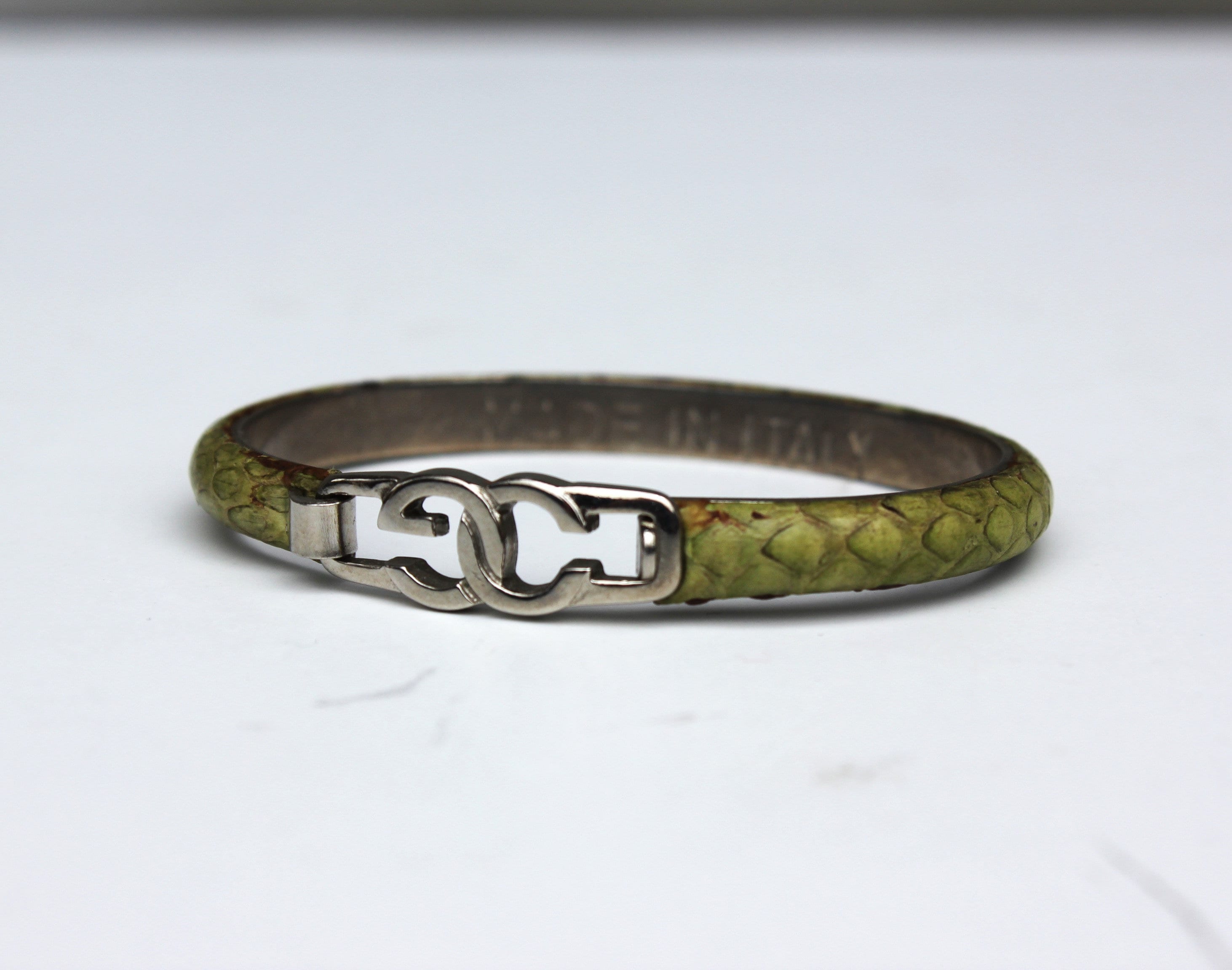 Gucci Snakeskin Bracelet - Etsy Gucci Snakeskin Bracelet - Etsy