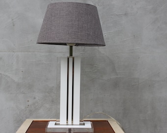 Vintage 70s Table lamp Desk lamp Mid-Century Modern Design Library lamp Banker Light