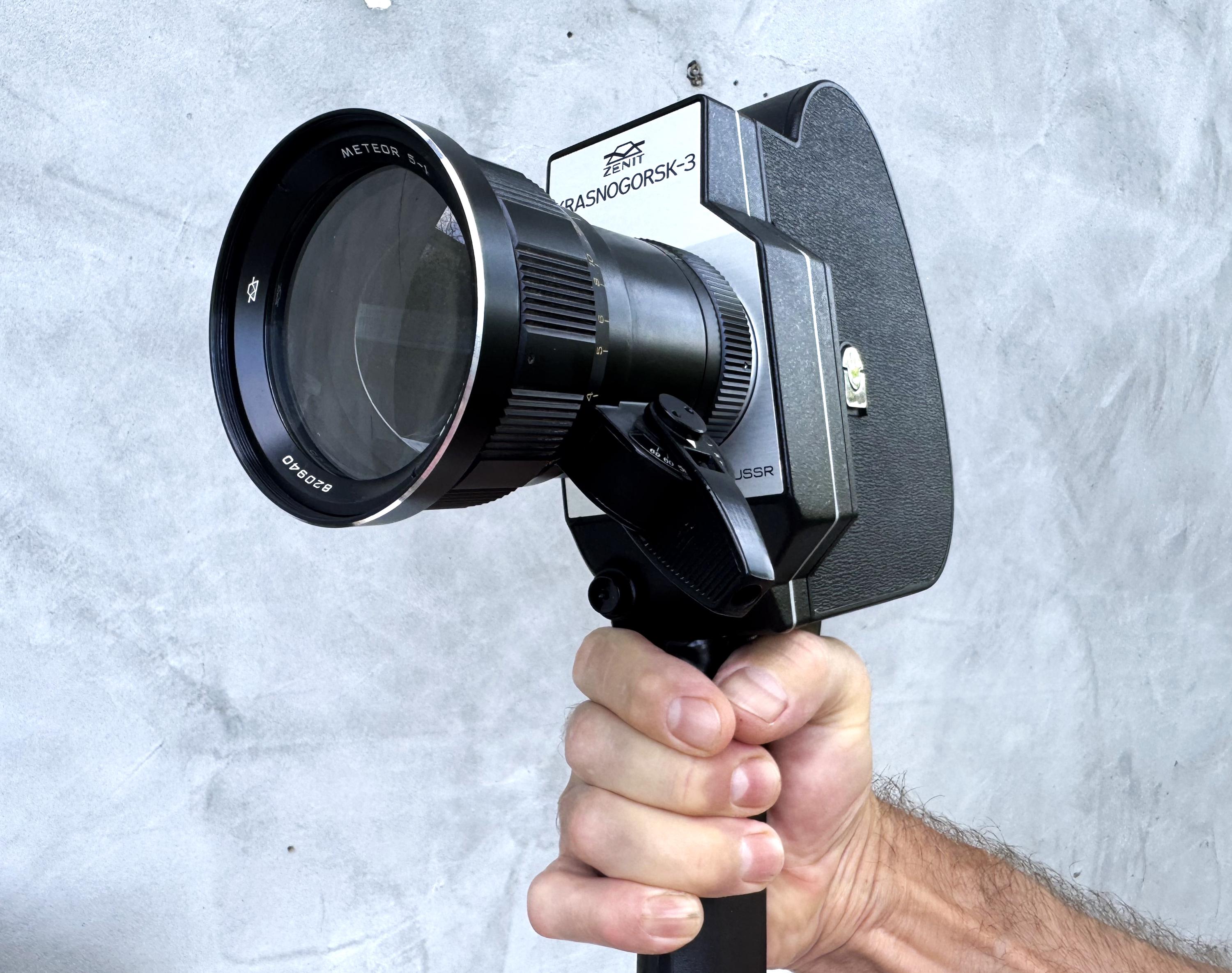 Krasnogorsk-3 16mm Movie Camera FULL KIT, TESTED, Soviet Film