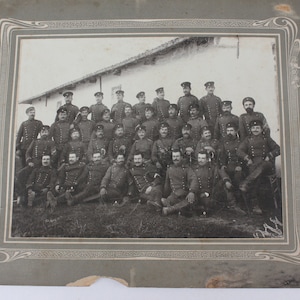 Black and White Military Photography from the Balkan War 1912, Bulgarian Regiment