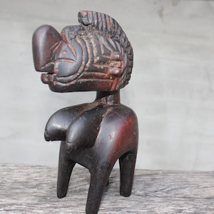 Dogon Mali Tribal African Statue Carved Wood  Figurine Guinea Religious collectible art