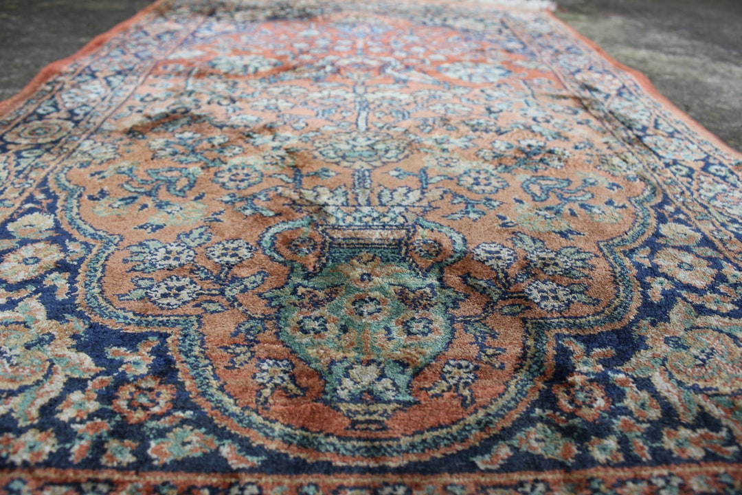 Wool Rug Eastern Real Wool Rug Floor or Wall Carpet Middle Eastern Style Interior Design ...