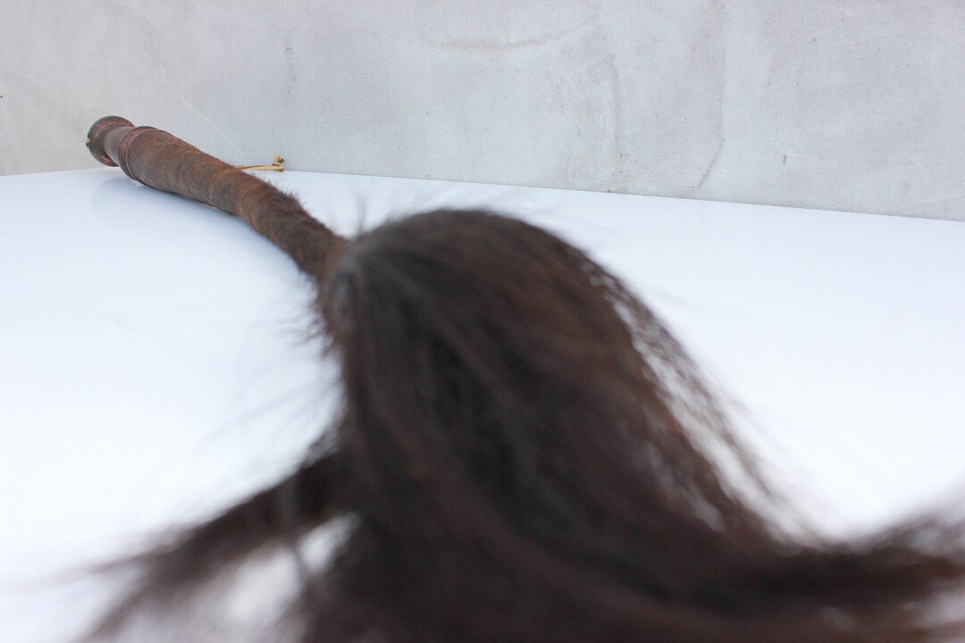 Vintage Horse Hair Whip, BDSM Toys Real Leather Flogger, Trainer Tool
