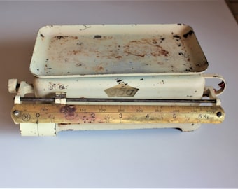 Balance De Cuisine Vintage Harper – Années 1950 – Fonte Crème