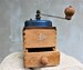 Vintage Coffee grinder Coffee mill Primitive vintage spice mill  Coffee shop decor Rustic kitchen decor 