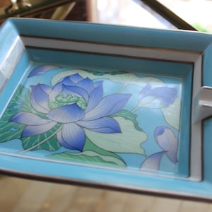 Hermes Porcelain Ashtray, Two Cigarette Cigars Ash tray, French Elegant Home Decor
