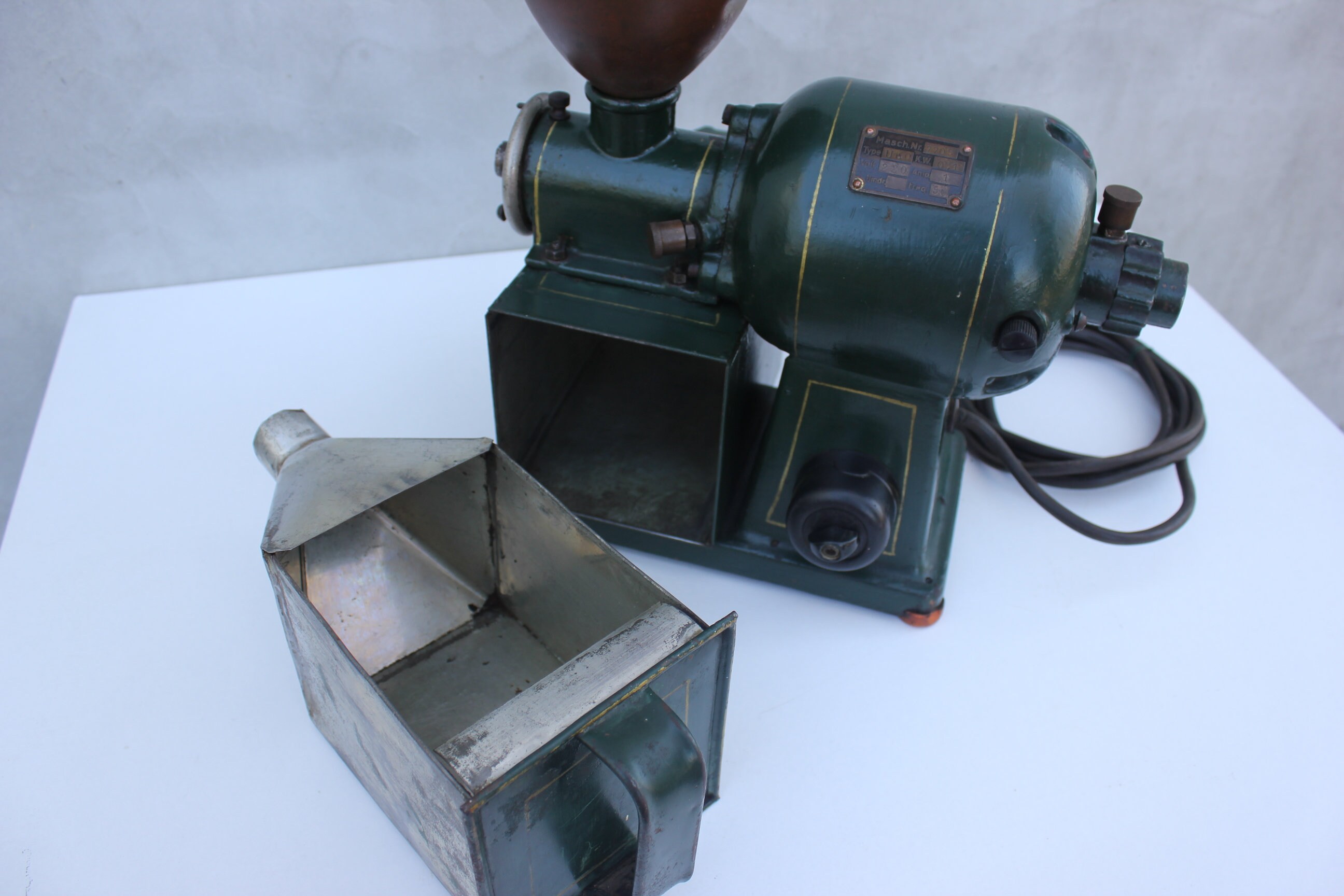 Antique Industrial Electric Coffee Grinder Mill Coffee Etsy