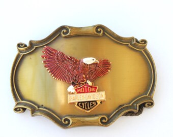 Belt Buckle Harley Davidson Original RainTree Buckle for Rockers and Motorcyclist Gift Love Riding