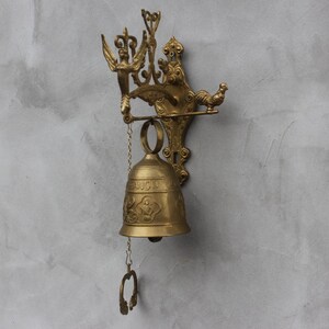 Brass Hanging Bell With Chain,chain for Home Temple,door,hallway