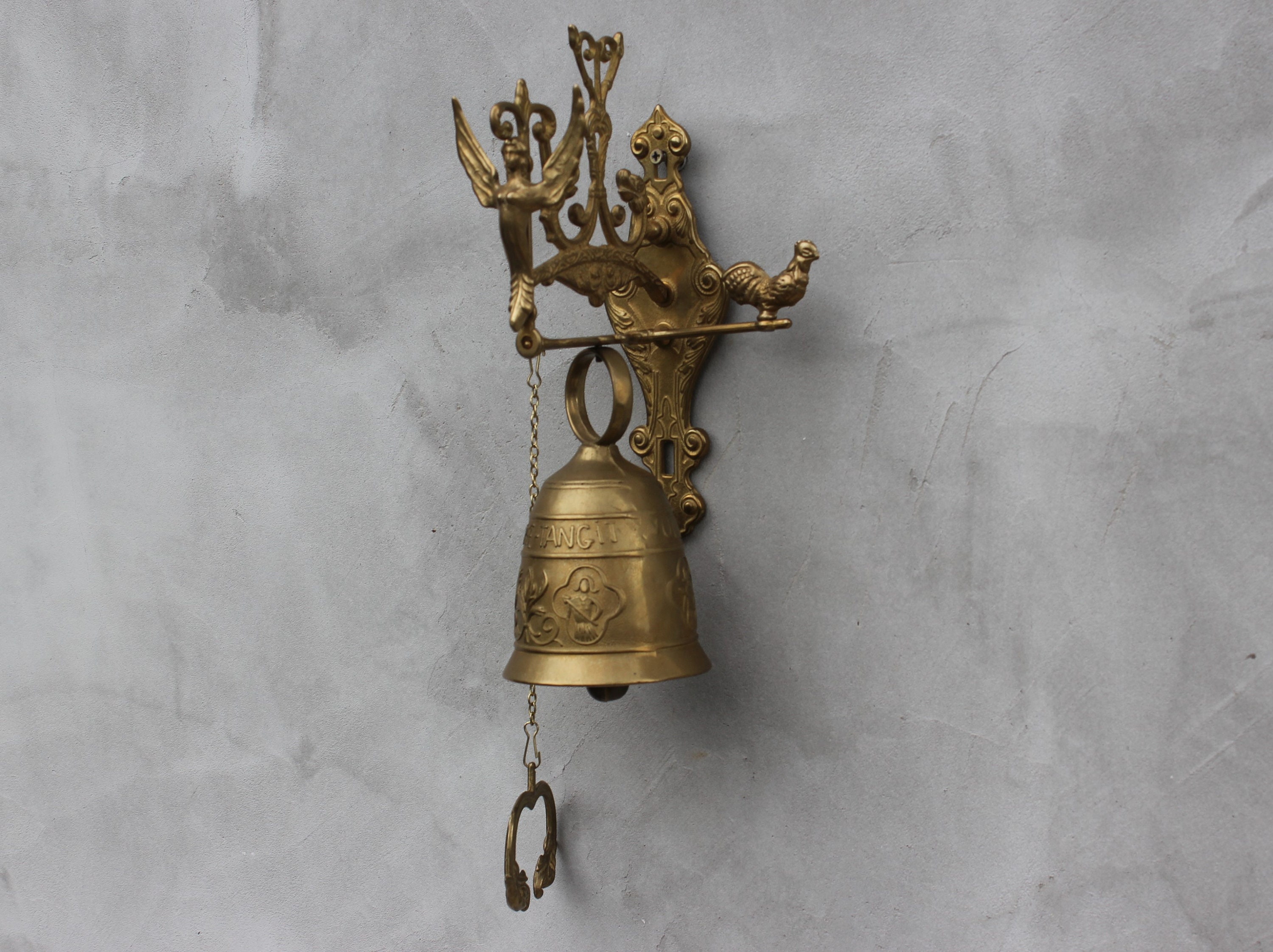 Vintage Brass Bell, Door Bell, Soviet Bell, Small Bell, Door Decor