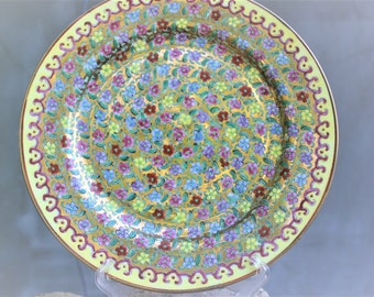 Unique Plaque de porcelaine colorée accrochage mural Assiette de collection Décor d’art peint à la main Cadeau de ferme Décor mural rustique